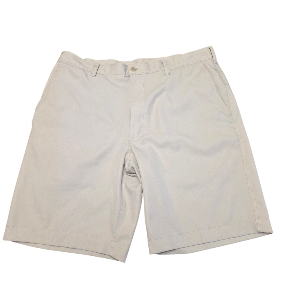 PGA Tour Men's Light Tan Flat Front Golf Shorts Size 36